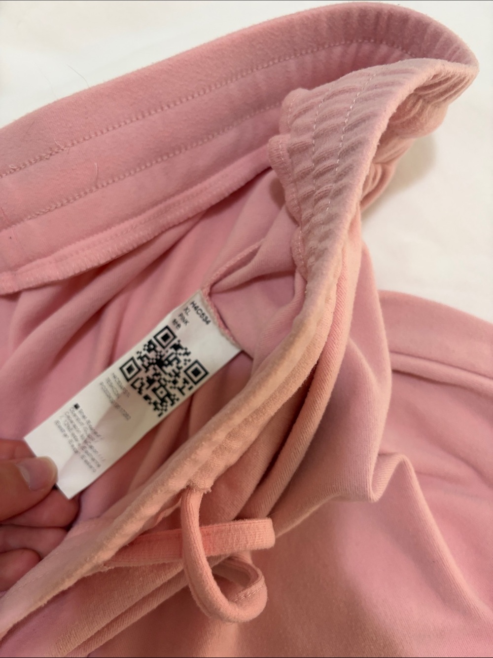 Light Pink Drawstring Mini Skirt - Picture 2 of 5